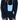 Woman wearing a Sherpani Soft Touch Concealed Neck Wallet Cool Blue around her neck on white background.