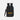 A Sherpani Camden Chromatic Black Backpack, front view showing various pockets and strap options on white backdrop.  #color_chromatic-black