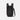 A Sherpani Camden Chromatic Black Ultimate Backpack, back view showing shoulder straps and luggage strap on white background.  #color_chromatic-black