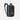 A Sherpani Camden Ciao Ultimate Backpack, 3/4 view showing unzipped extender and strap options on white backdrop. #color_chromatic-black