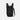 A Sherpani Camden Ciao Black Ultimate Backpack, back view showing shoulder straps and luggage strap on white background.  #color_ciao-print