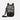 A Sherpani Camden Ciao Ultimate Backpack, front view showing various pockets and strap options on white backdrop.  #color_ciao-print