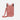 A Sherpani Camden Desert Pink Ultimate Backpack, front view showing various pockets and strap options on white backdrop.  #color_desert-pink