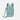 A Sherpani Camden Surf Blue Ultimate Backpack, front view showing various pockets and strap options on white backdrop.  #color_surf-blue