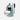A Sherpani Camden Surf Blue Ultimate Backpack, 3/4 view showing inside of main pocket on a white background.   #color_surf-blue