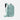 A Sherpani Camden Surf Blue Ultimate Backpack, 3/4 view showing various pockets and strap options on white backdrop. #color_surf-blue