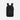 A Sherpani Crew Chromatic Black Travel Backpack, back view showing back strap pockets and shoulder straps against a white background. #color_chromatic-black
