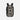 A Sherpani Crew Ciao Travel Backpack, front view showing lockable zippers and different straps against a white background. #color_ciao-print