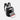 A Sherpani Crew Raven Black Travel Backpack, above view showing inside main and laptop pocket against a white background. #color_raven-black