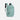 A Sherpani Crew Surf Blue Travel Backpack, 3/4 view showing lockable zippers and different straps against a white background. #color_surf-blue