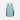 A Sherpani Getaway Surf Blue Travel Backpack, front view showing lockable zipper pocket and straps on white background. #color_surf-blue