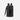A Sherpani Juno Raven Black Duffel Backpack, front view showing duffle straps and main pocket on white backdrop.  #color_black