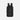 A Sherpani Juno Chromatic Black Duffel Backpack, back view showing shoulder straps with buckle on white backdrop.  #color_chromatic-black