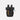A Sherpani Sedona Chromatic Black Backpack, front view showing buckled pockets and straps on white backdrop. #color_chromatic-black