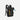 A Sherpani Sedona Chromatic Black Backpack, 3/4 view showing buckled pockets and straps on white background.  #color_chromatic-black