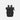 A Sherpani Sedona Raven Black Backpack, front view showing buckled pockets and straps on white backdrop. #color_raven-black