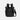 A Sherpani Soleil Carbon Black Anti-theft Multi-Wear Travel Bag, back view showing shoulder and luggage strap on white backdrop. #color_carbon-black