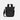 A Sherpani Soleil Carbon Black Anti-theft Multi-Wear Travel Bag, front view showing lockable pockets and straps on white backdrop. #color_carbon-black
