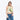 Woman wearing a Sherpani Hyk Palm Green Hip Pack across her body against white backdrop.  #color_palm-green