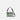 A Sherpani Mei Aloe Mist Green Anti-theft Travel Trio Crossbody, front view showing lockable pockets on white backdrop.  #color_aloe-mist-green