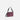 A Sherpani Mei Smoky Orchid Anti-theft Travel Trio Crossbody, 3/4 view showing three main pockets on white backdrop.  #color_smoky-orchid-pink