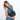 Woman wearing a Sherpani Milli Chromatic Black Mini Messenger against white backdrop.  #color_chromatic-black