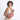 A woman wearing a Sherpani Milli Desert Pink Mini Messenger against a white background.  #color_desert-pink