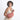 Woman wearing a Sherpani Milli Desert Pink Mini Messenger against white backdrop.  #color_desert-pink