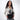 Woman wearing a Sherpani Milli Raven Black Mini Messenger against white backdrop.  #color_raven-black