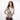 Woman wearing a Sherpani Prima Straw Beige Travel Crossbody on her shoulder against white background. #color_straw-beige