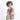 Woman wearing a Sherpani Rogue Desert Pink Mini Crossbody on her shoulder against white background.   #color_desert-pink
