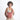 A woman wearing a Sherpani Sadie Desert Pink Crossbody Bag against a white background. #color_desert-pink