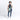 Woman wearing a Sherpani Sadie Surf Blue Crossbody Bag against white backdrop. #color_surf-blue