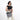 A woman holding Sherpani Vale Houndstooth Anti-theft Reversible Crossbody around her shoulder with the front folded over.  #color_houndstooth-print