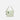 A Sherpani Viso Desert Aloe Foldover Bag, back view showing back lockable zipper on white backdrop.  #color_desert-aloe