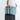 A Sherpani Jaunt Surf Blue Garment Duffle attached to a Sherpani Meridian Carry-On Luggage by luggage strap.