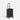 A Sherpani Meridian Chromatic Black Carry-On Luggage, 3/4 view showing zipper and extender against white background.  #color_chromatic-black