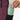 Person placing water bottle in the side mesh pocket on a  Sherpani Esprit Smoky Orchid Anti-theft Sling.