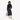 Woman holding a Sherpani Esprit Sterling Anti-theft Sling by main strap against white backdrop. #color_sterling-signature