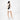 Woman wearing a Sherpani Esprit Straw Beige Anti-theft Sling against white backdrop. #color_straw-pro