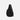 A Sherpani Esprit Raven Black Sling Bag, back view showing a pocket on the strap against a white background.   #color_chromatic-black