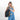 A woman wearing a Sherpani Jetsetter Chromatic Black Travel Tote Bag on white backdrop.  #color_chromatic-black