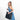 A woman wearing a Sherpani Jetsetter Chromatic Back Travel Tote Bag by the crossbody strap  on white backdrop.  #color_chromatic-black