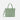 A Sherpani Jetsetter Olivine Travel Tote Bag, front view showing two strap options on white backdrop. #color_olivine-green