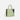A Sherpani Jetsetter Palm Green Travel Tote Bag, 3/4 view showing two strap options on white backdrop.#color_palm-green