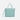 A Sherpani Jetsetter Surf Blue Travel Tote Bag, front view showing two strap options on white backdrop. #color_surf-blue