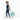 A woman holding a Sherpani Jetsetter Surf Blue Travel Tote Bag on white backdrop.  #color_surf-blue