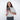 Woman holding a Sherpani Barcelona Granite Anti-Theft Mini Wallet on white backdrop. #color_granite-grey
