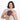 Woman holds a Sherpani Tulum Smoky Orchid Anti-theft RFID Wallet with passport inside against white background.   #color_smoky-orchid-pink