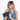 Woman holding a Sherpani Tulum Chromatic Black RFID Wallet against white background.   #color_chromatic-black